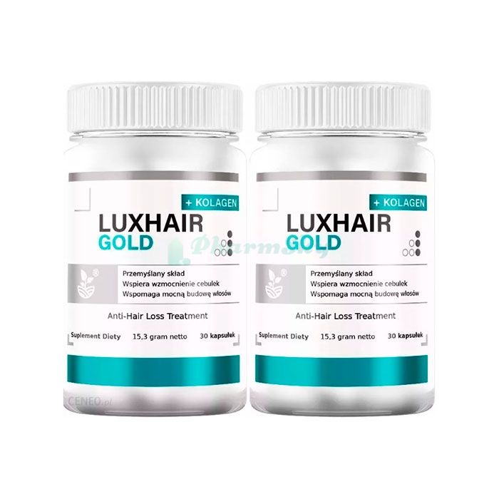 LuxHair Gold - капсулы для роста волос в Польше