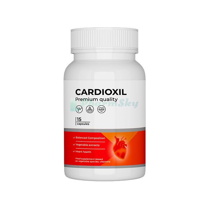 Cardioxil caps - продукт для контроля высокого кровяного давления в Испании