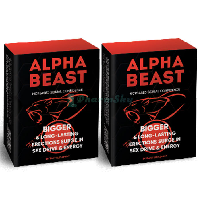 Alpha Beast caps - potenciador da libido masculina para faro